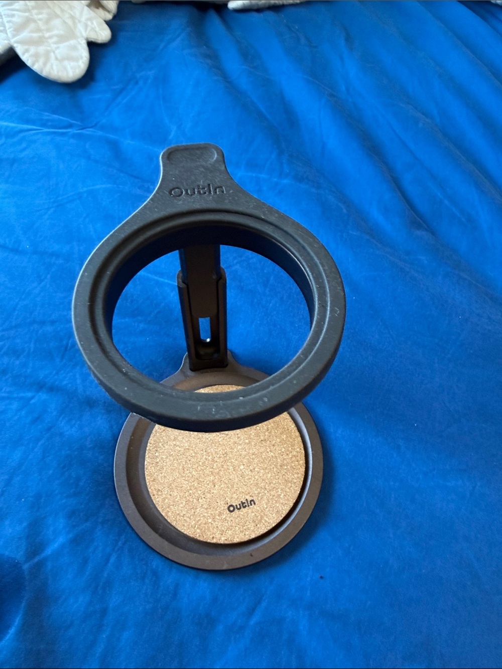 Black Coffee Dripper Stand with Cork Base